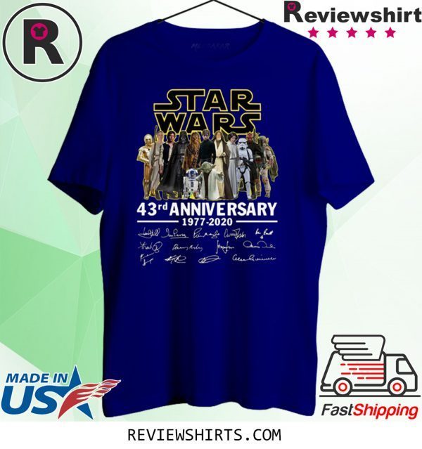 Star Wars 43rd Anniversary Signatures T-Shirt