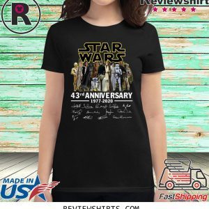 Star Wars 43rd Anniversary Signatures T-Shirt