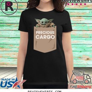 Star Wars The Mandalorian The Child Precious Cargo Pocket Funny T-Shirt