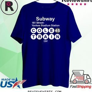 Subway 161 Street Station Yankee Stadium Cole 45 Train Esny T-Shirt