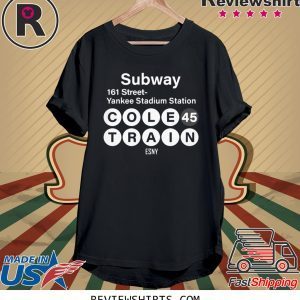 Subway 161 Street Station Yankee Stadium Cole 45 Train Esny T-Shirt