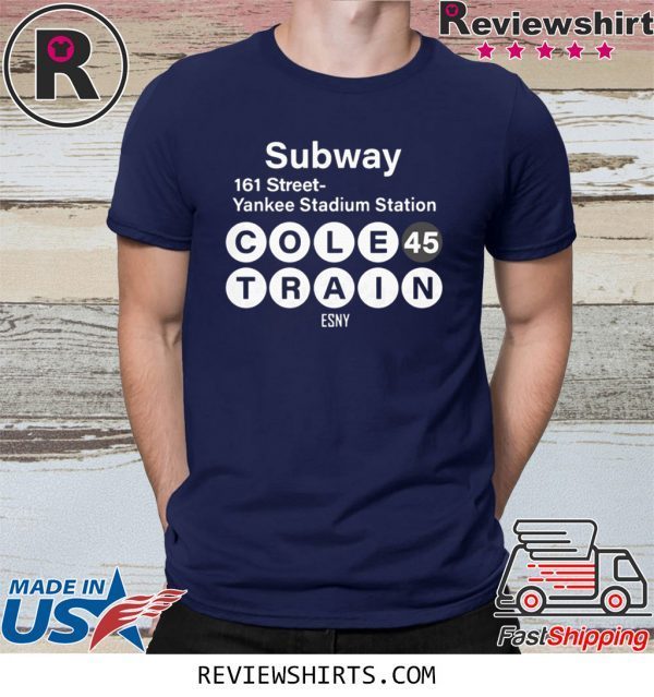 Subway 161 Street Station Yankee Stadium Cole 45 Train Esny T-Shirt