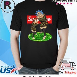 Supreme rick and morty shirt