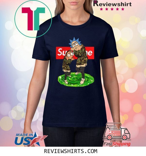 Supreme rick and morty shirt