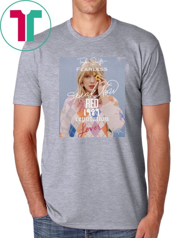 Taylor Swift fearless speak now Red 1989 reputation lover t-shirt