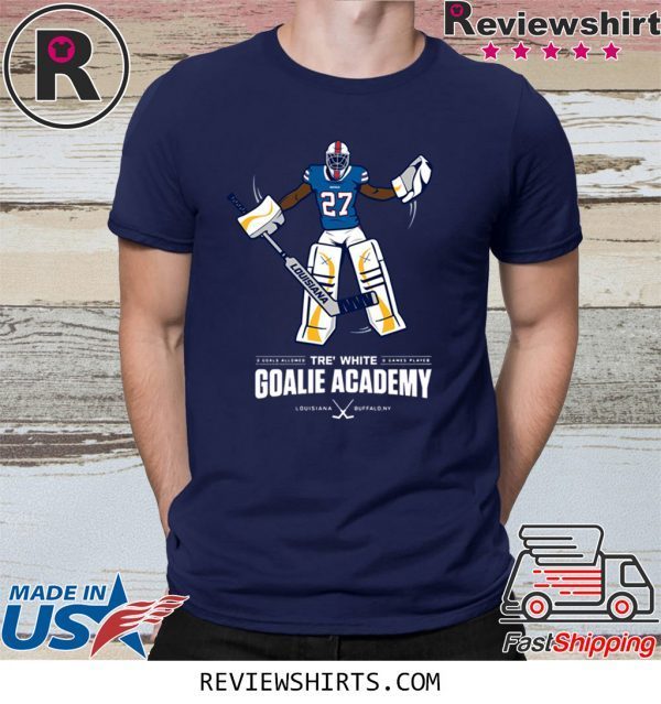 Tre White Goalie Academy T-Shirt
