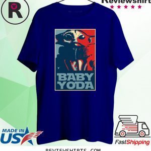 Baby Yoda Hope Poster Vintage T-Shirt