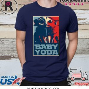 Baby Yoda Hope Poster Vintage T-Shirt