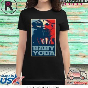 Baby Yoda Hope Poster Vintage T-Shirt