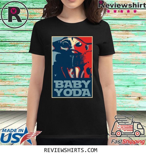 Baby Yoda Hope Poster Vintage T-Shirt