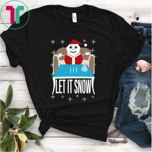 Walmart Let It Snow Santa Cocaine Shirt