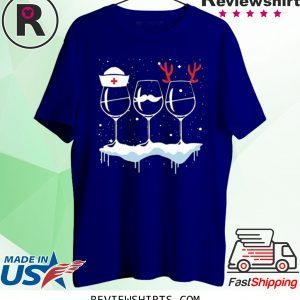 Wine Nurse Christmas Shirt