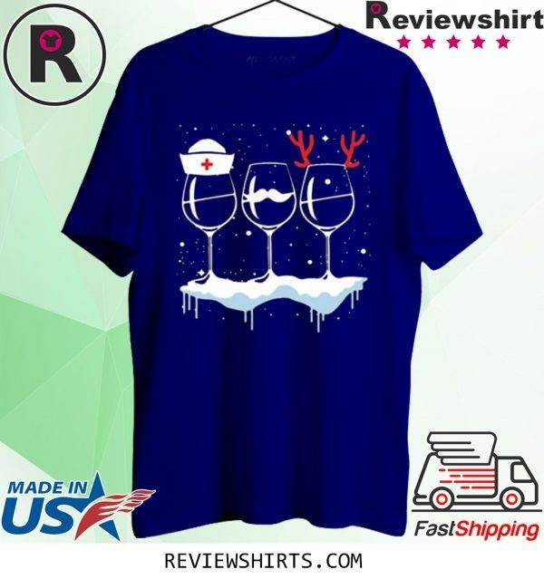 Wine Nurse Christmas Shirt