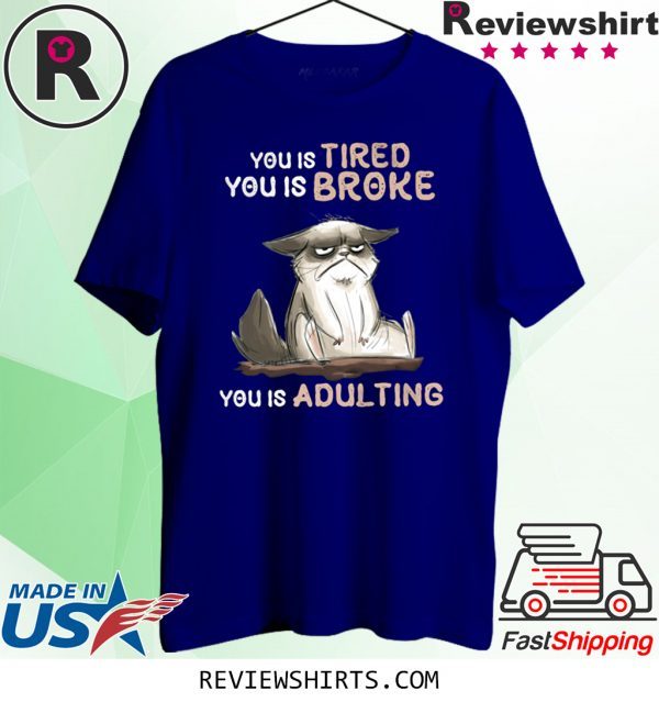 You Tired You Is Broke You Is Adulting T-Shirt
