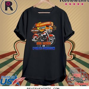 An American legend bob seger and Harley-Davidson T-Shirt