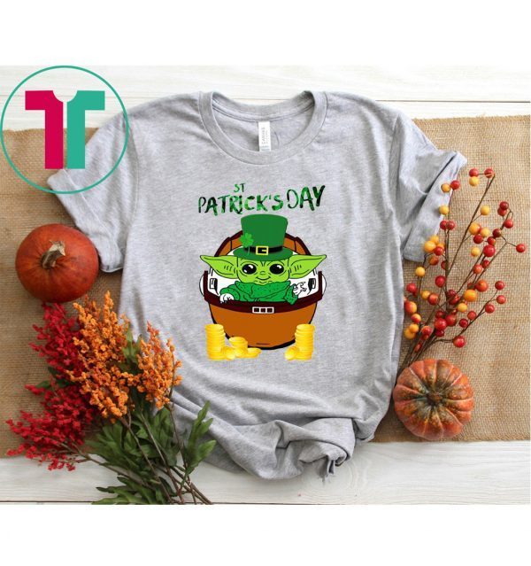 BABY YODA HAPPY ST PATRICK’S DAY T-SHIRT