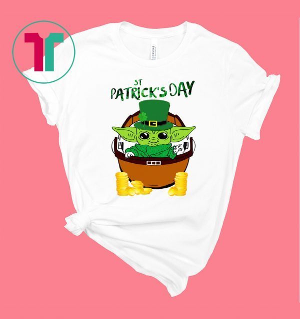 BABY YODA HAPPY ST PATRICK’S DAY T-SHIRT