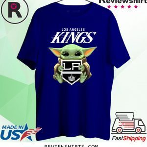 Baby Yoda Hug Los Angeles Kings T-Shirt