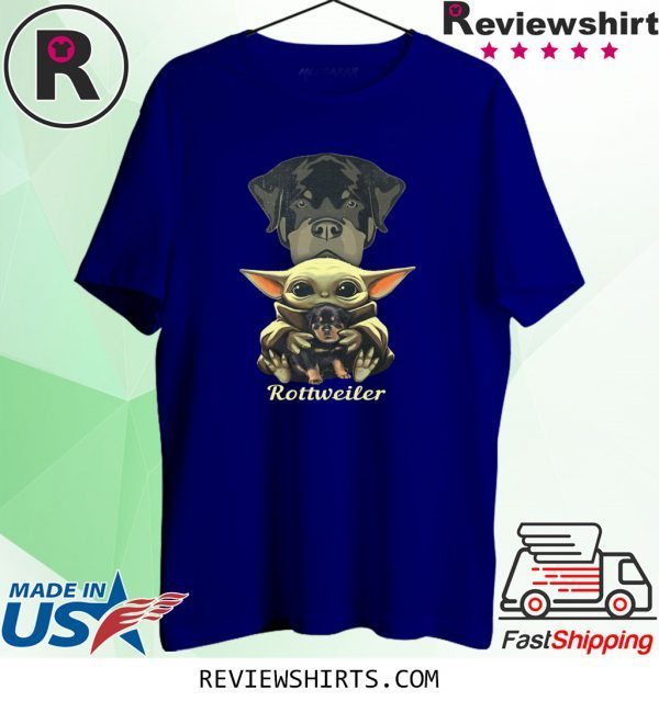 Baby Yoda Rottweiler Tee Shirt