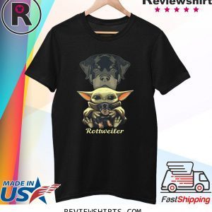 Baby Yoda Rottweiler Tee Shirt