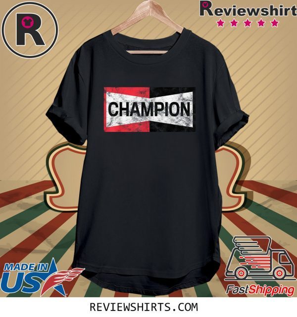 Champion Motor Sports Retro Spark Plug Tee Shirt