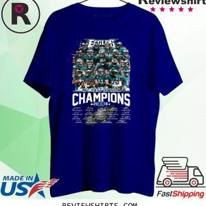 Eagles NFC East Division Champions 2019 Signature T-Shirt