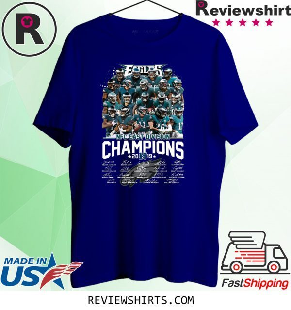 Eagles NFC East Division Champions 2019 Signature T-Shirt