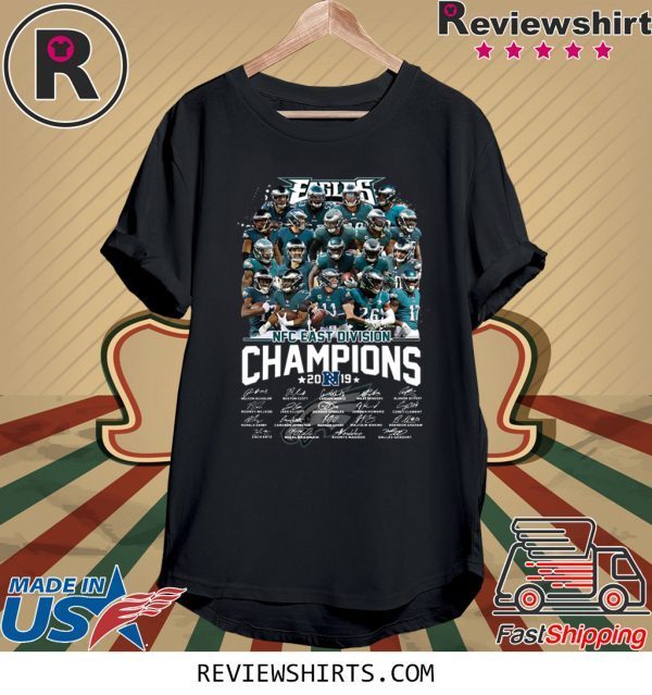 Eagles NFC East Division Champions 2019 Signature T-Shirt