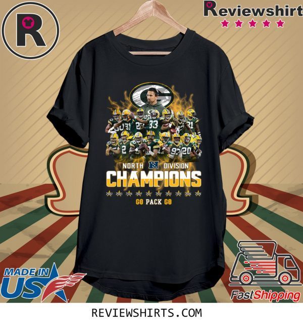 GREEN BAY PACKERS NORTH DIVISION CHAMPIONS 2019 T-SHIRT