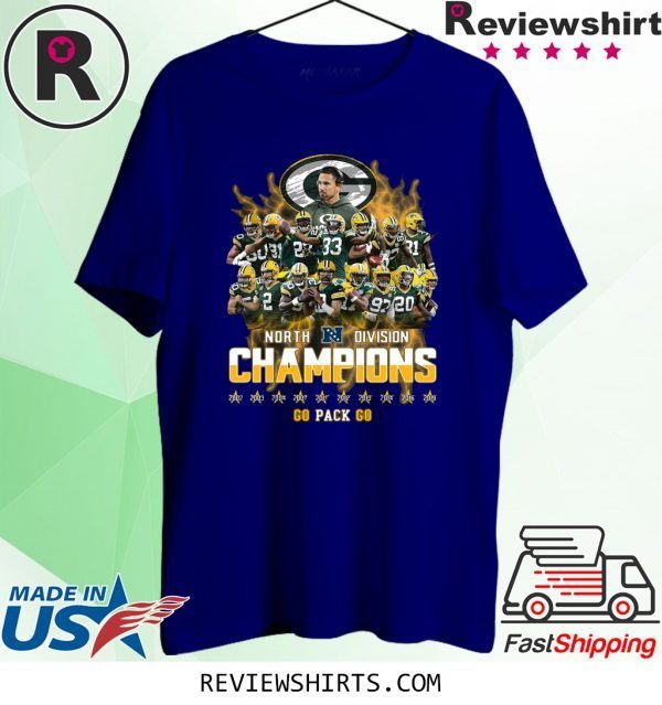 GREEN BAY PACKERS NORTH DIVISION CHAMPIONS 2019 T-SHIRT