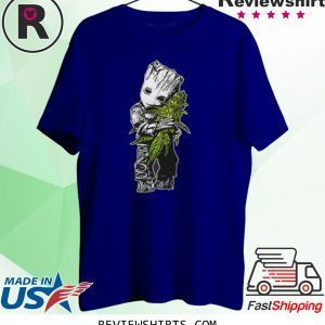 Groot hugging weed t-shirt