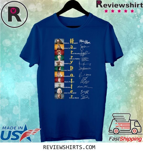 Harry Potter All Character Signature T-Shirt