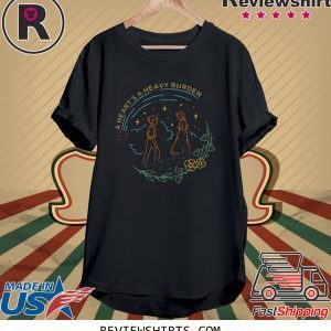 Howl and Sophie a heart’s a heavy burden t-shirt