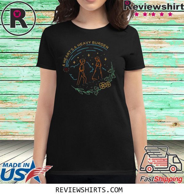 Howl and Sophie a heart’s a heavy burden t-shirt