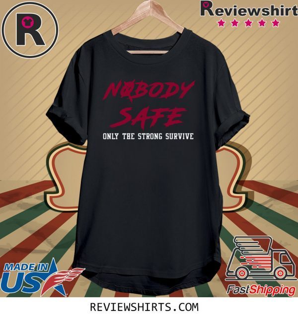 JERRY JEUDY NOBODY SAFE ONLY THE STRONG SURVIVE TEE SHIRT