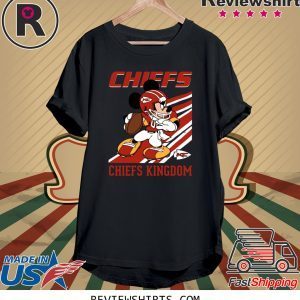 Kansas City Chiefs Slogan Chiefs Kingdom Mickey Mouse T-Shirt