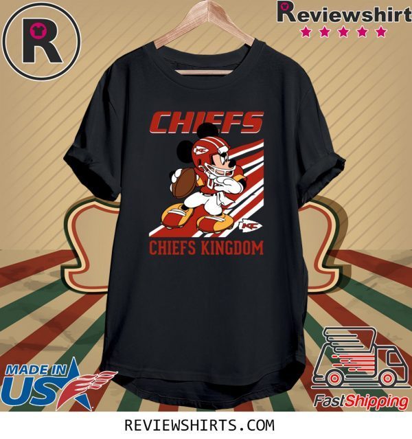 Kansas City Chiefs Slogan Chiefs Kingdom Mickey Mouse T-Shirt