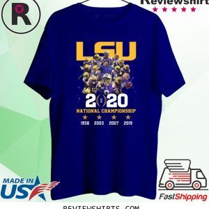 LSU 2020 NATIONAL CHAMPIONSHIP T-SHIRT