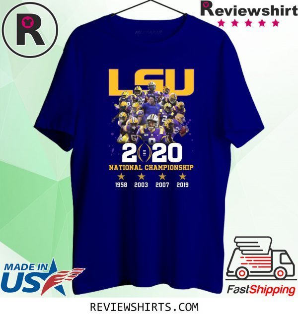 LSU 2020 NATIONAL CHAMPIONSHIP T-SHIRT