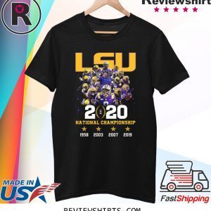 LSU 2020 NATIONAL CHAMPIONSHIP T-SHIRT