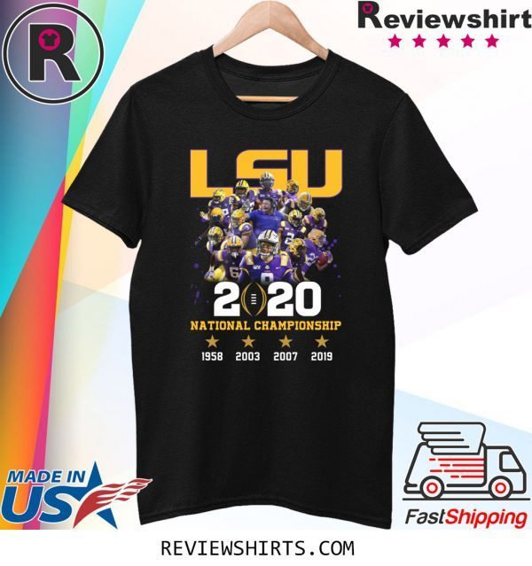 LSU 2020 NATIONAL CHAMPIONSHIP T-SHIRT