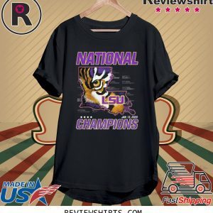 LSU TIGERS NATIONAL CHAMPIONS T-SHIRT