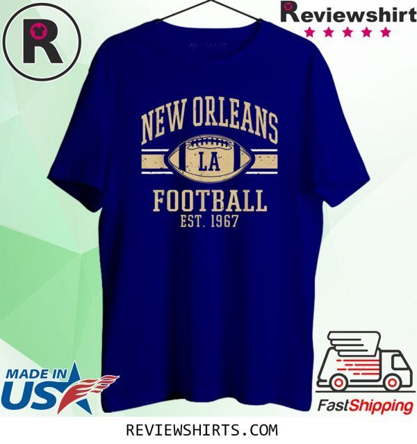 New Orleans Football Vintage Louisiana NOLA Saint Retro TShirt