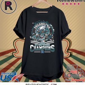 PHILADELPHIA EAGLES 2019 NFC EAST DIVISION CHAMPIONS TEE SHIRT