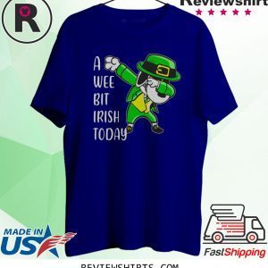 Snoopy a wee bit Irish today t-shirt