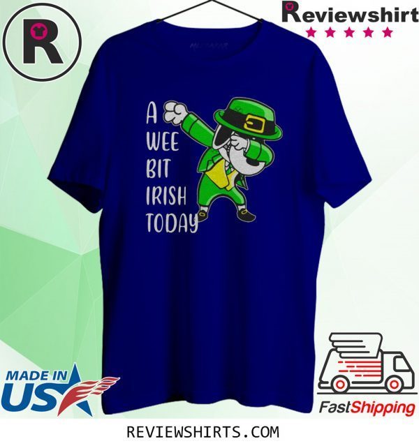 Snoopy a wee bit Irish today t-shirt