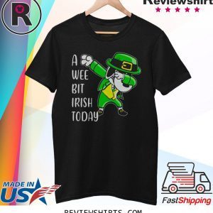 Snoopy a wee bit Irish today t-shirt