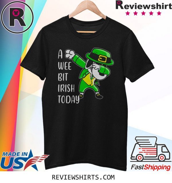 Snoopy a wee bit Irish today t-shirt