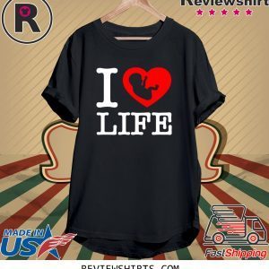 Steve The Missionary I Heart Love Life Anti-Abortion T-Shirt