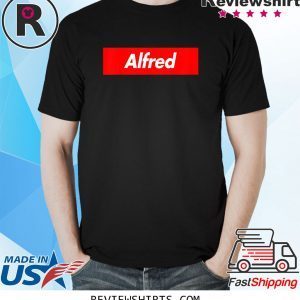 Alfred Red Box Logo Tee Shirt